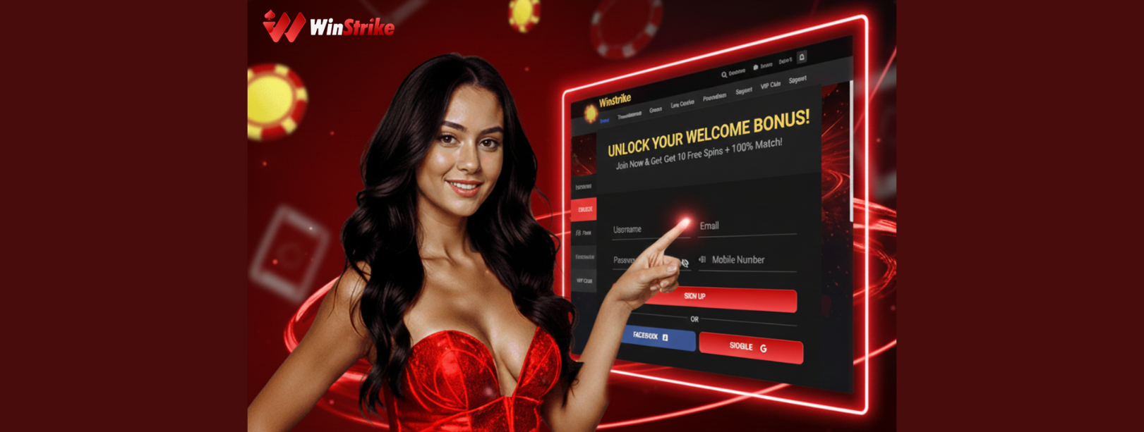 Winstrike Signup Bonus